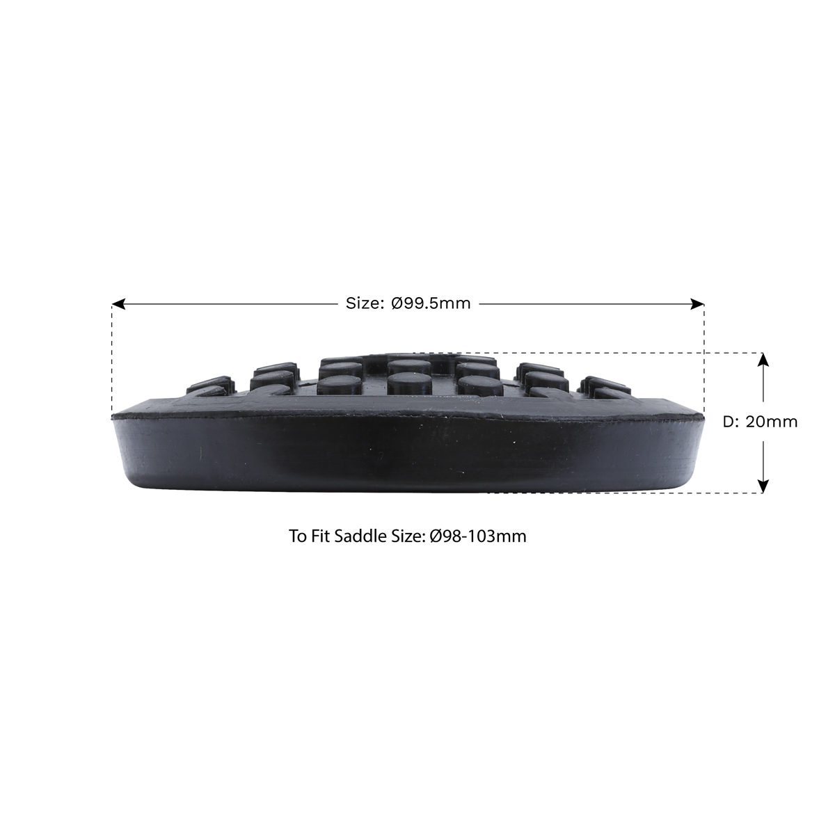 Safety Rubber Jack Pad - Type C