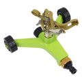 Pulsating Sprinkler with Metal Wheeled Base