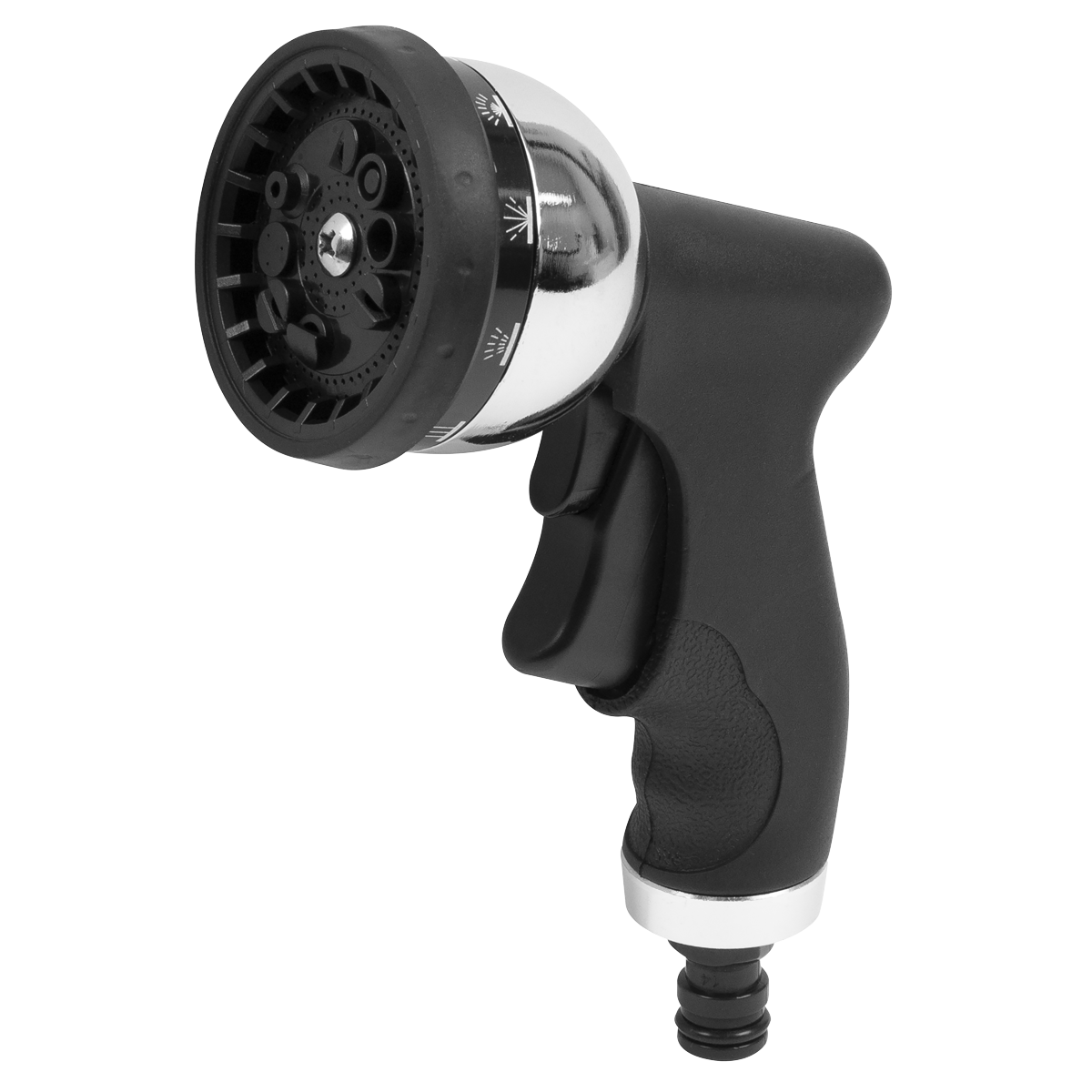 Spray Gun With Soft Grip Handle 10-Pattern