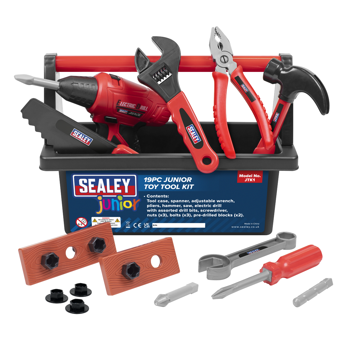 Junior Toy Tool Set 19pc