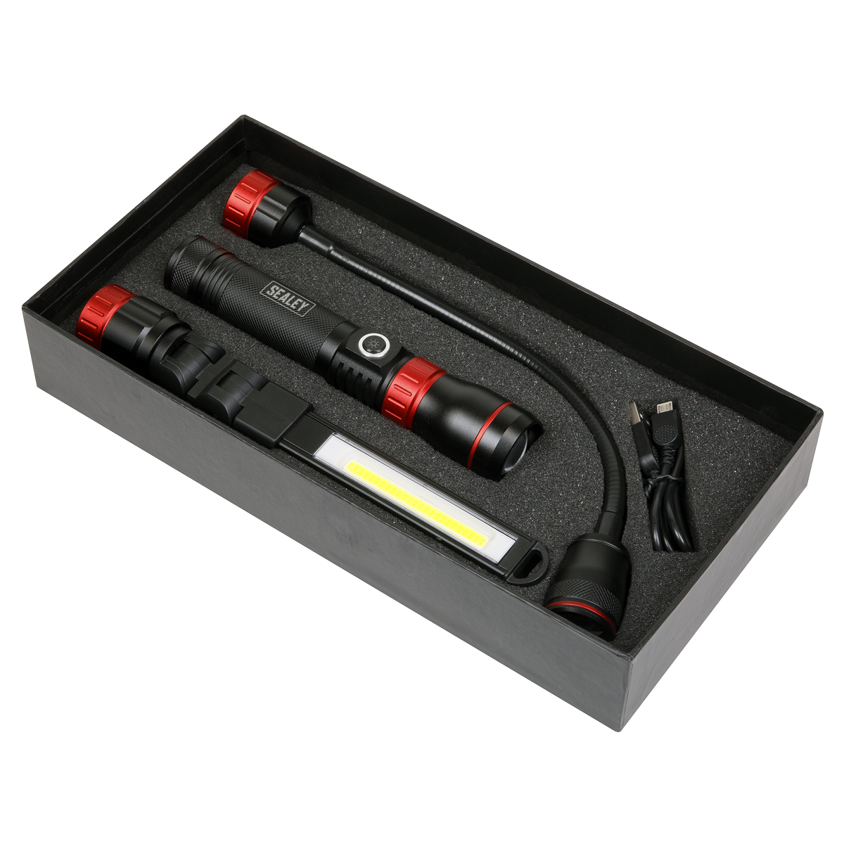 Rechargeable 3-in-1 Inspection Light 5W COB & 10W SMD LED