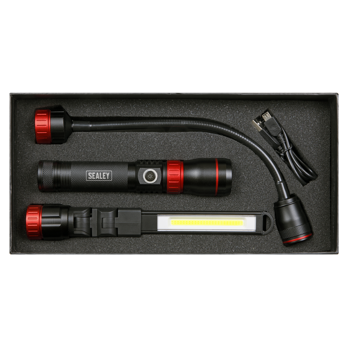 Rechargeable 3-in-1 Inspection Light 5W COB & 10W SMD LED