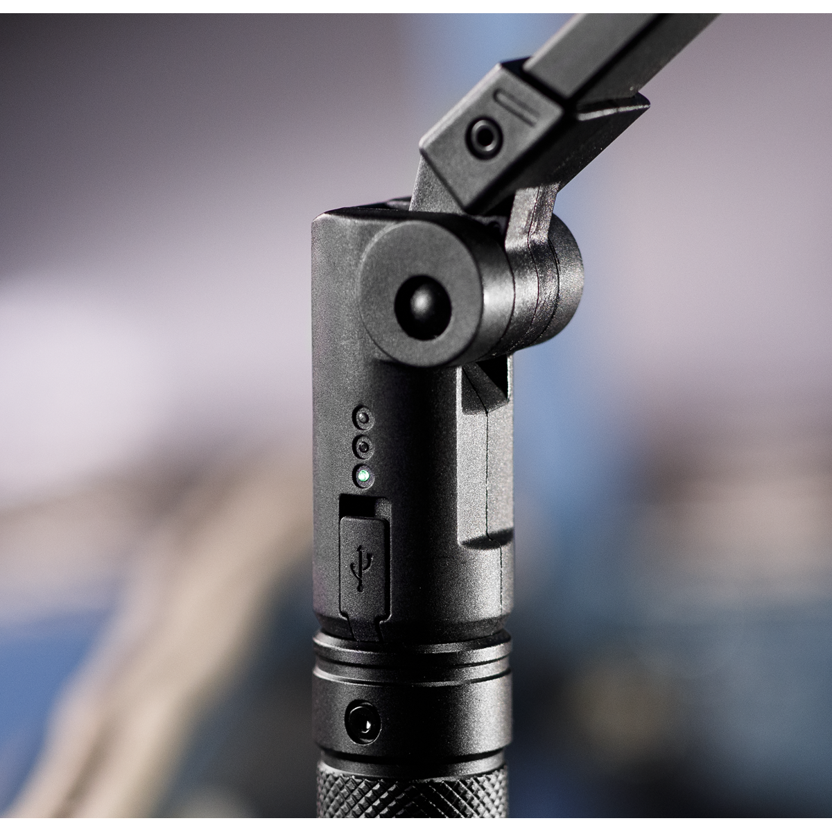 Rechargeable Aluminium Folding Pocket Light 2 COB & 1 SMD LE