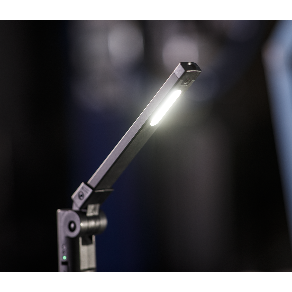 Rechargeable Aluminium Folding Pocket Light 2 COB & 1 SMD LE