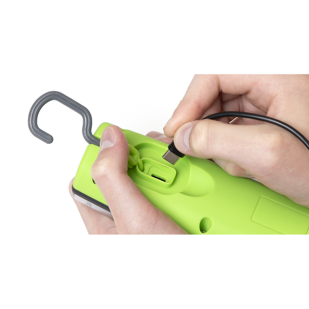 LED Twist Rechargeable Inspection Light, Green - Box of 12