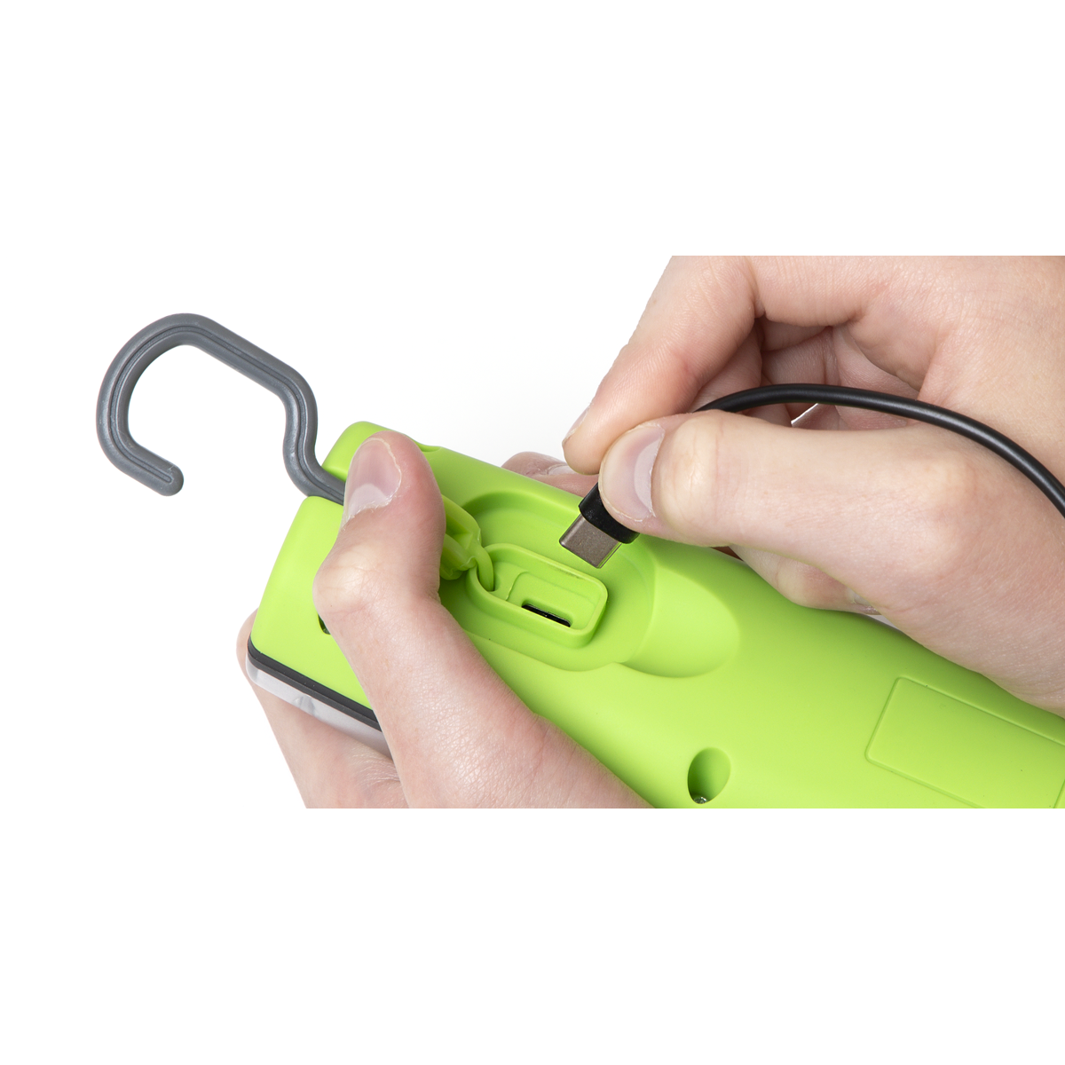 LED Twist Rechargeable Inspection Light, Green - Box of 12