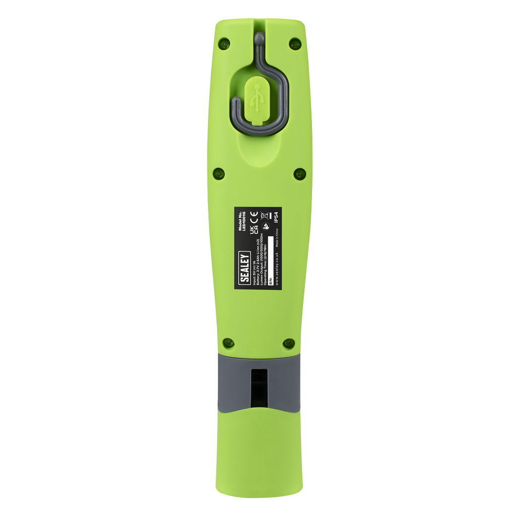 LED Twist Rechargeable Inspection Light, Green - Box of 12