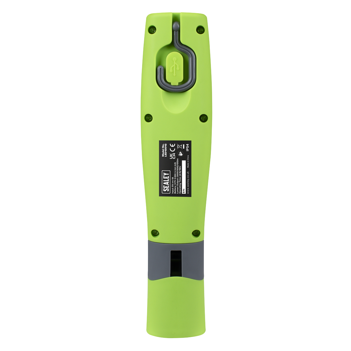 LED Twist Rechargeable Inspection Light, Green - Box of 12