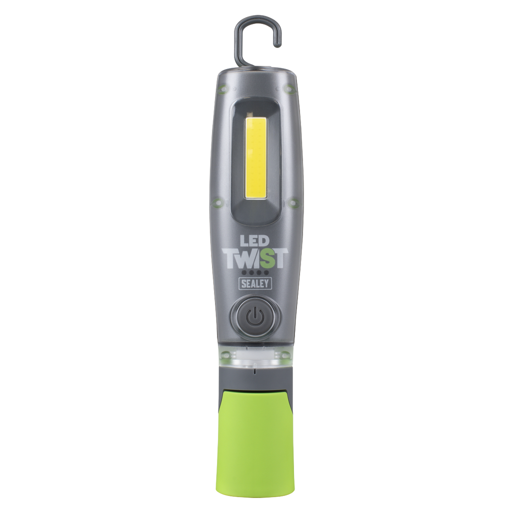 LED Twist Rechargeable Inspection Light 8W COB & 1W SMD