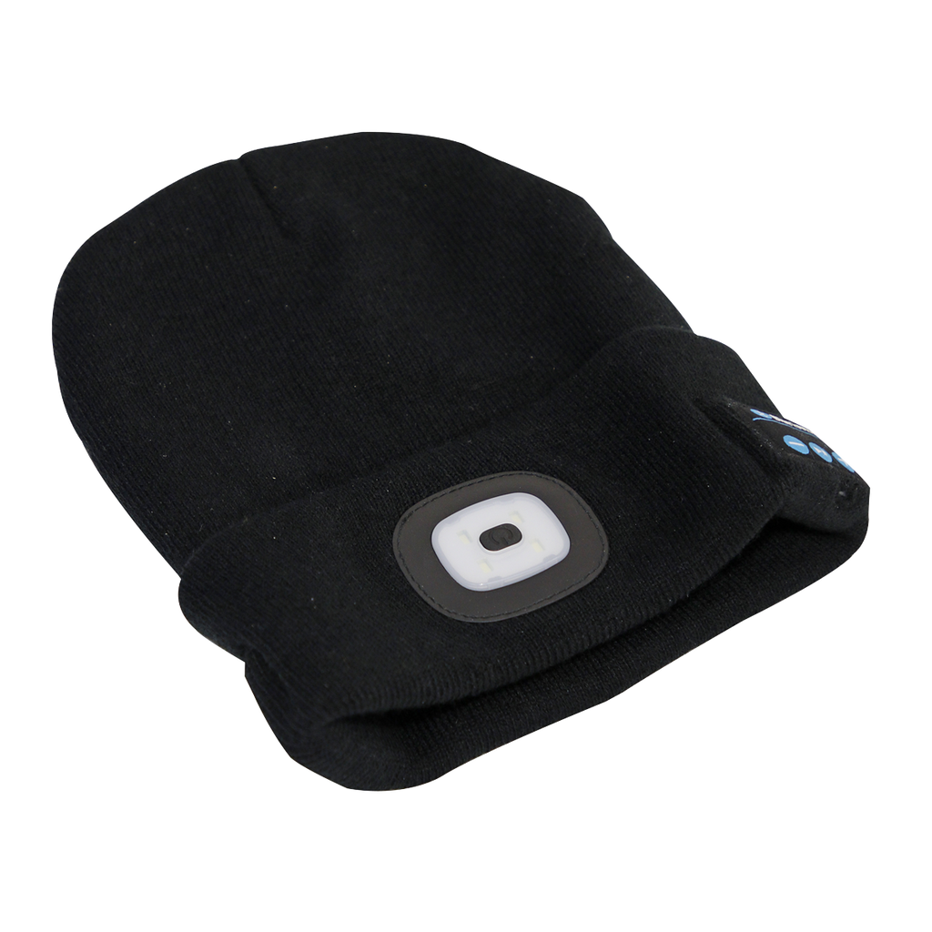 Rechargeable USB Beanie Hat with Wireless Headphones 1W SMD