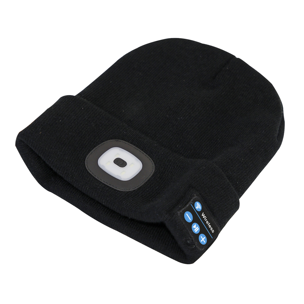 Rechargeable USB Beanie Hat with Wireless Headphones 1W SMD