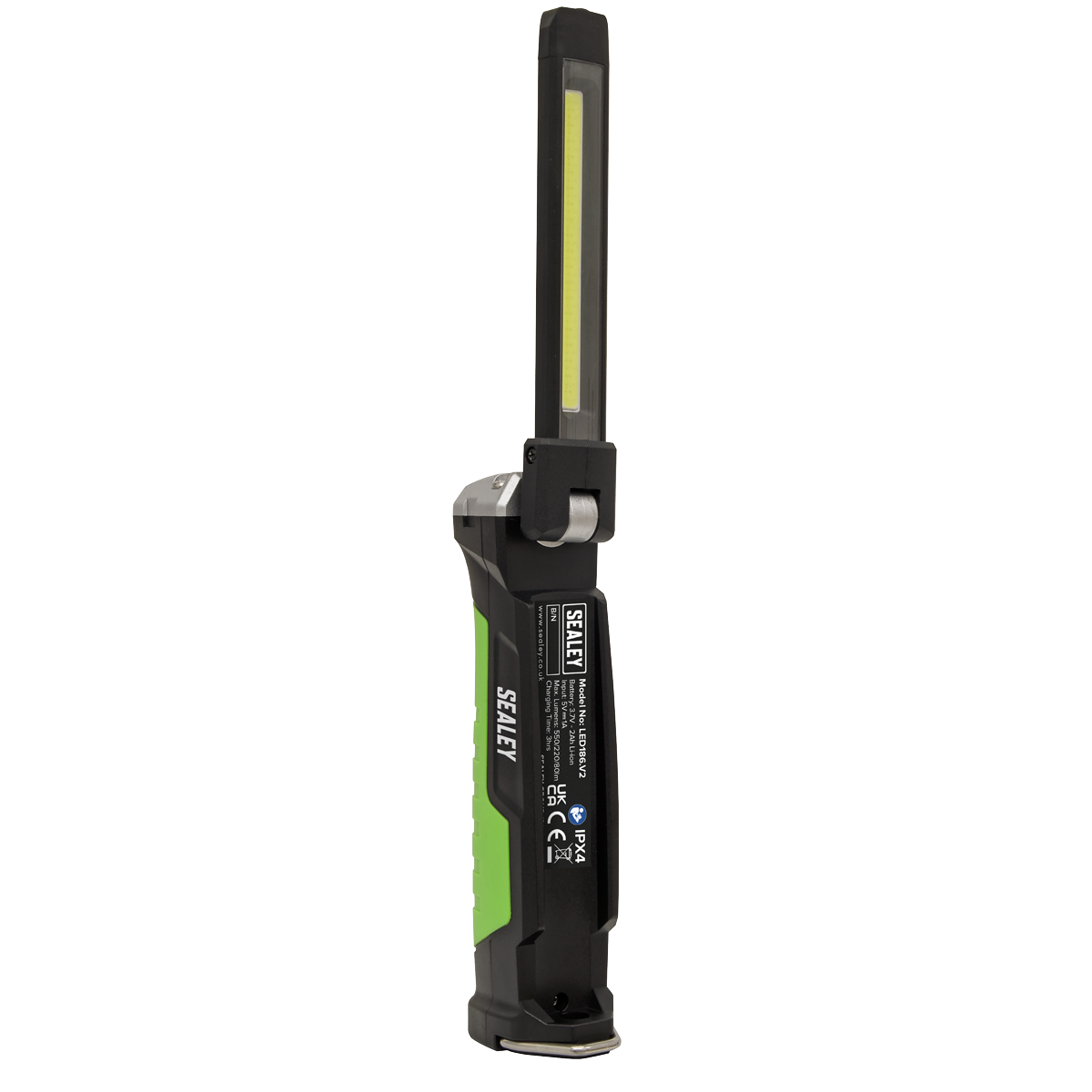 Rechargeable Slim Folding Inspection Light 6W COB LED & 1W S