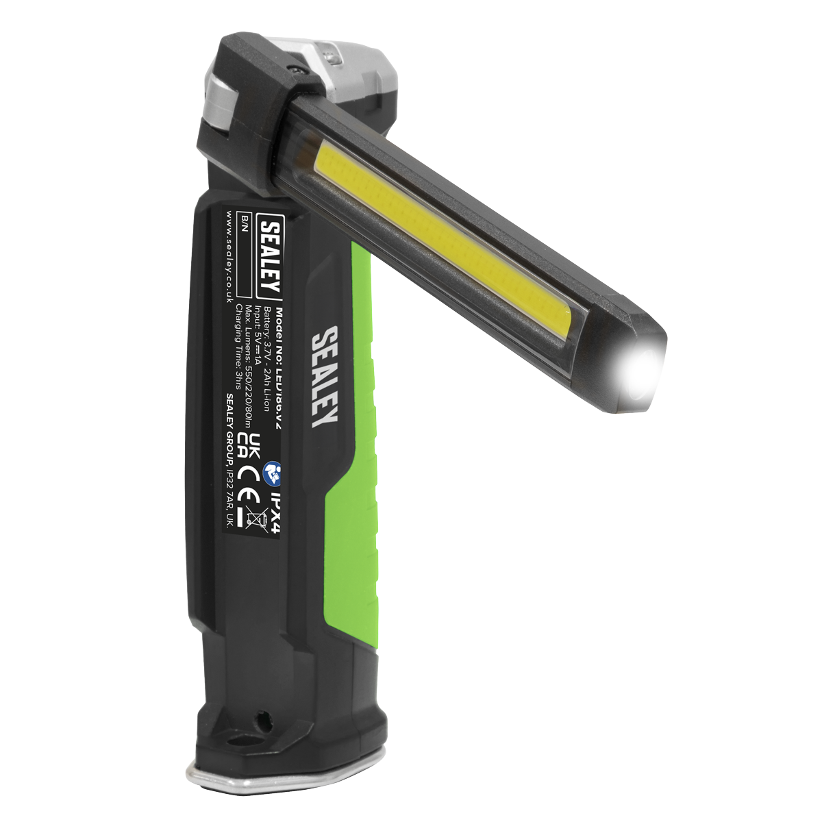 Rechargeable Slim Folding Inspection Light 6W COB LED & 1W S