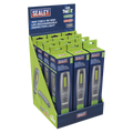 Rechargeable Inspection Light 16W COB & 1W SMD LED - Green - Display Box of 12