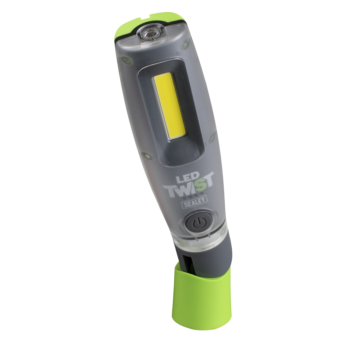 Rechargeable Inspection Light 16W COB & 1W SMD LED - Green - Display Box of 12