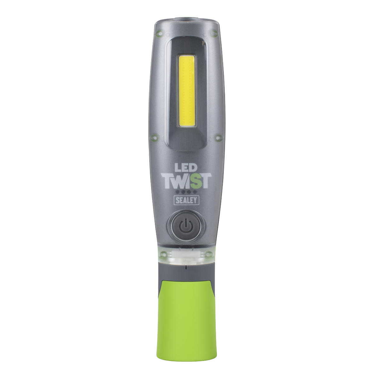 Rechargeable Inspection Light 16W COB & 1W SMD LED - Green - Display Box of 12