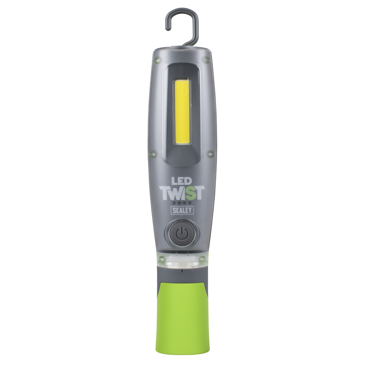 Rechargeable Inspection Light 16W COB & 1W SMD LED - Green - Display Box of 12