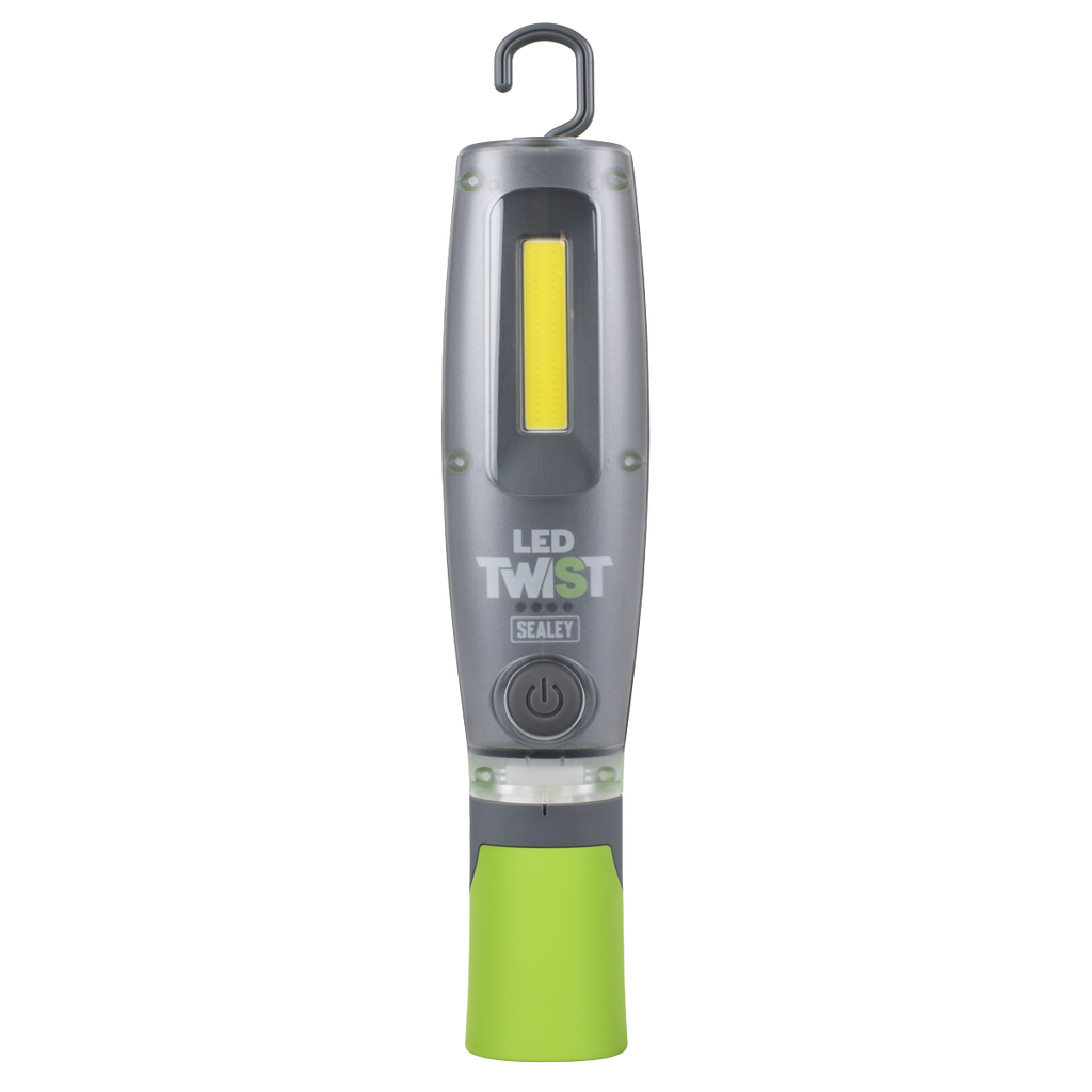 LED Twist Rechargeable Inspection Light Green