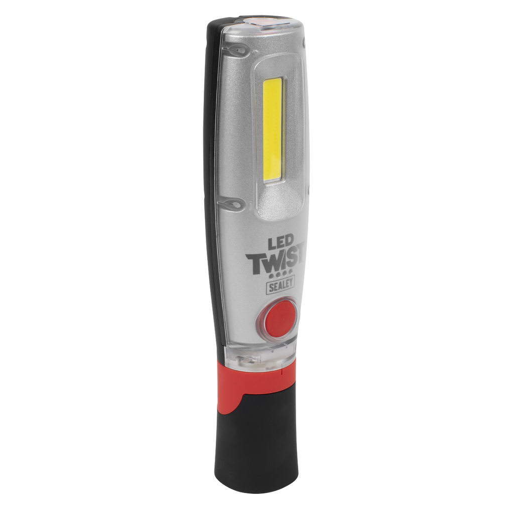 LED Twist Rechargeable Inspection Light 16W COB & 1W SMD