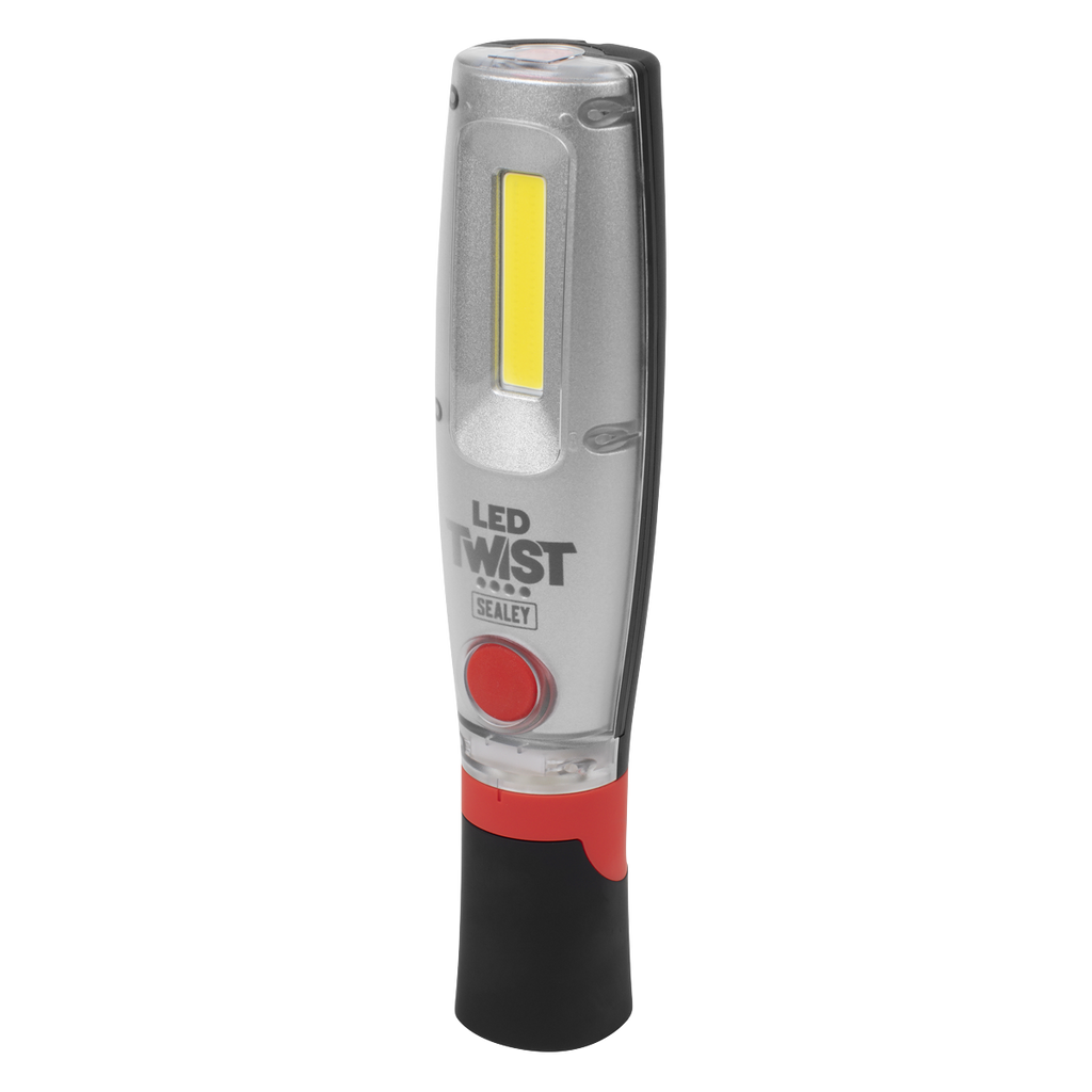 LED Twist Rechargeable Inspection Light 16W COB & 1W SMD