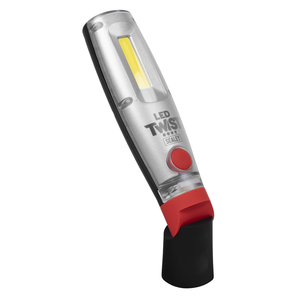 LED Twist Rechargeable Inspection Light 16W COB & 1W SMD
