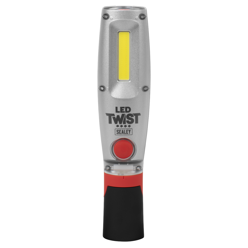 LED Twist Rechargeable Inspection Light 16W COB & 1W SMD