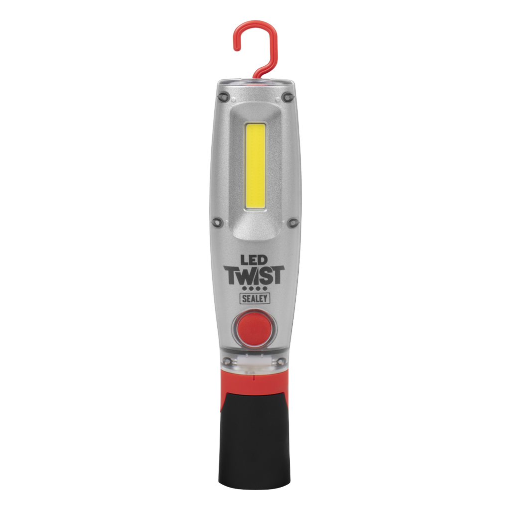 LED Twist Rechargeable Inspection Light 16W COB & 1W SMD