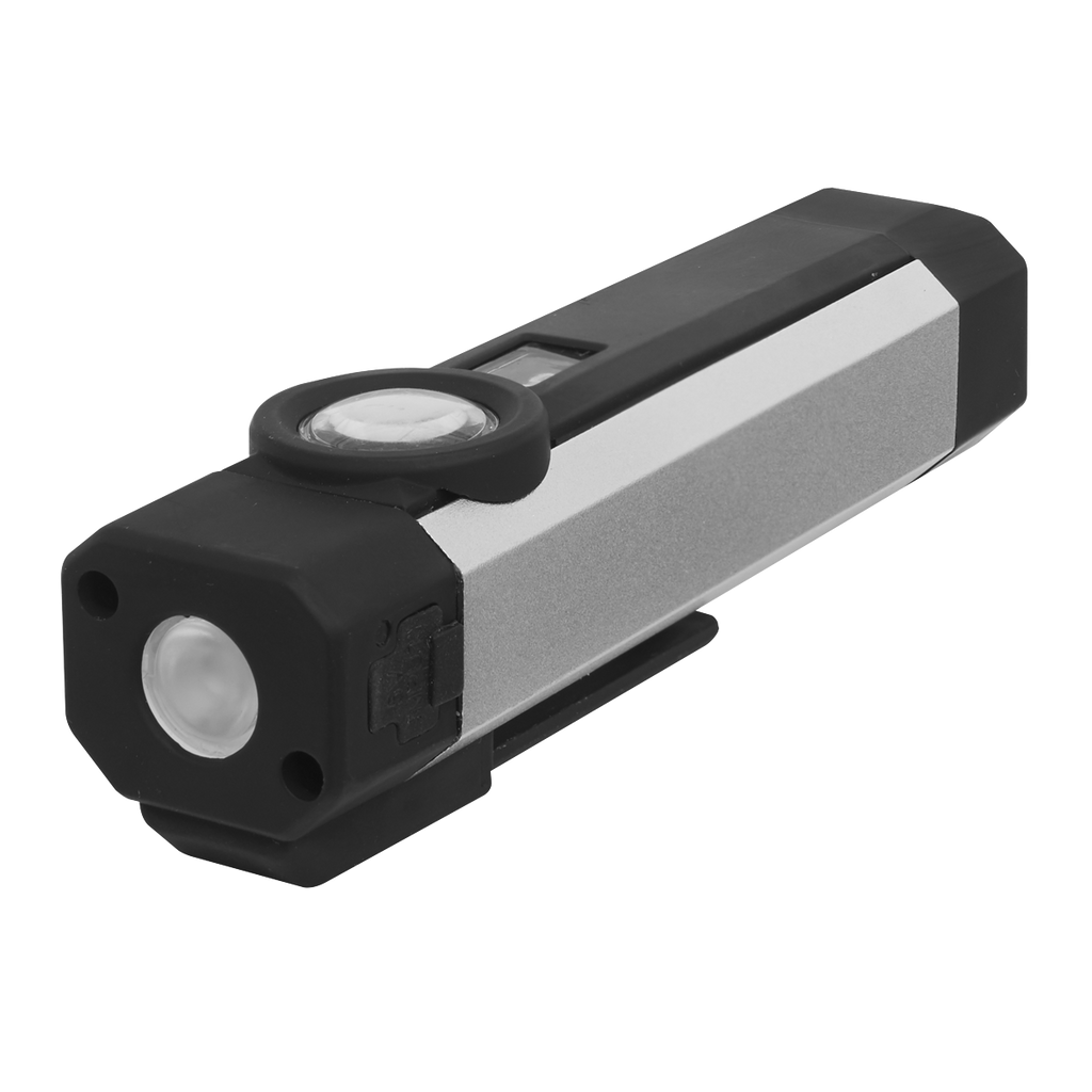 Rechargeable Aluminium Pocket Light with UV 3W COB & 1W SMD