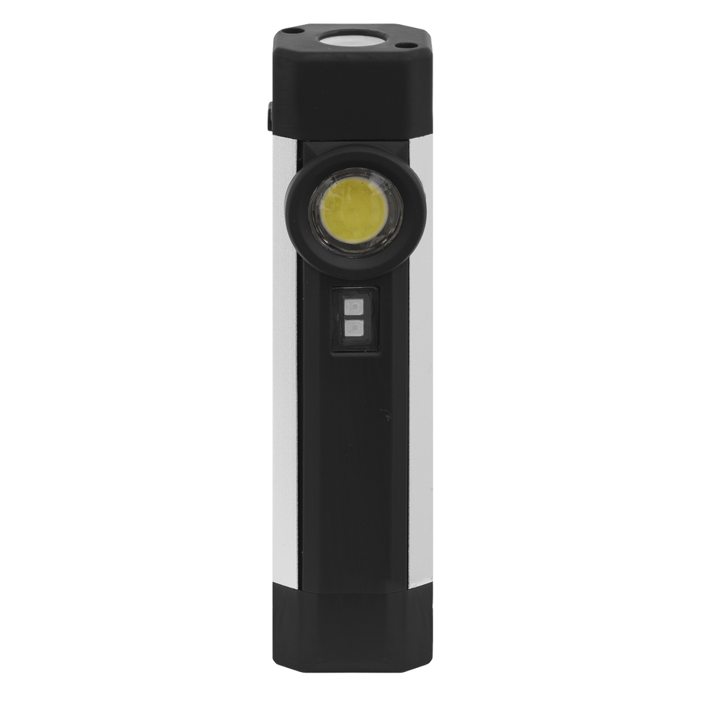 Rechargeable Aluminium Pocket Light with UV 3W COB & 1W SMD