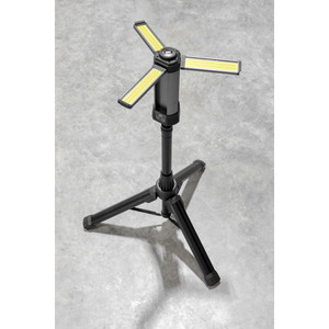 Sealey LED240 COB SMD Rechargeable Flexible Flood Work Light with Tripod, 24W 5W 230V