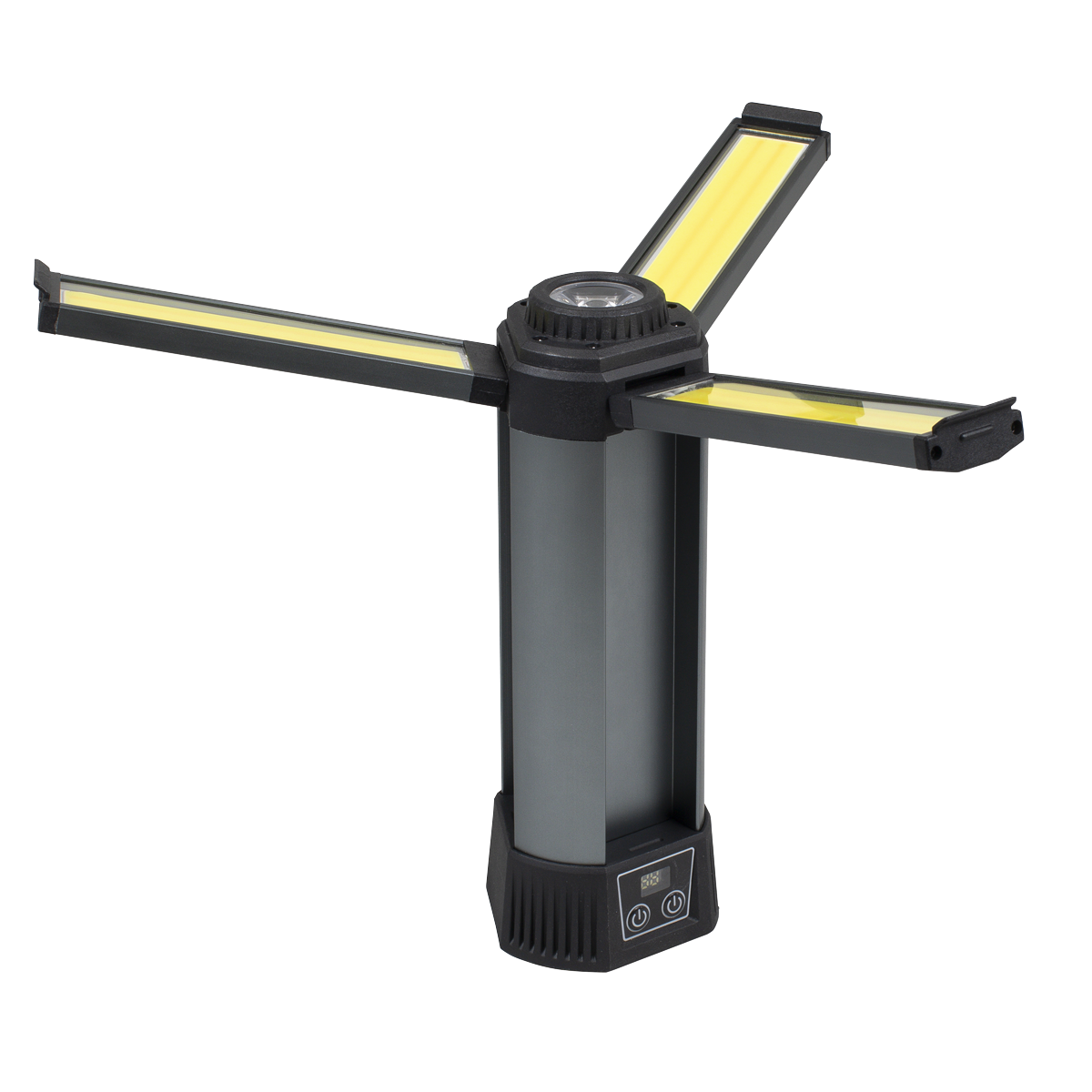 Sealey LED240 COB SMD Rechargeable Flexible Flood Work Light with Tripod, 24W 5W 230V