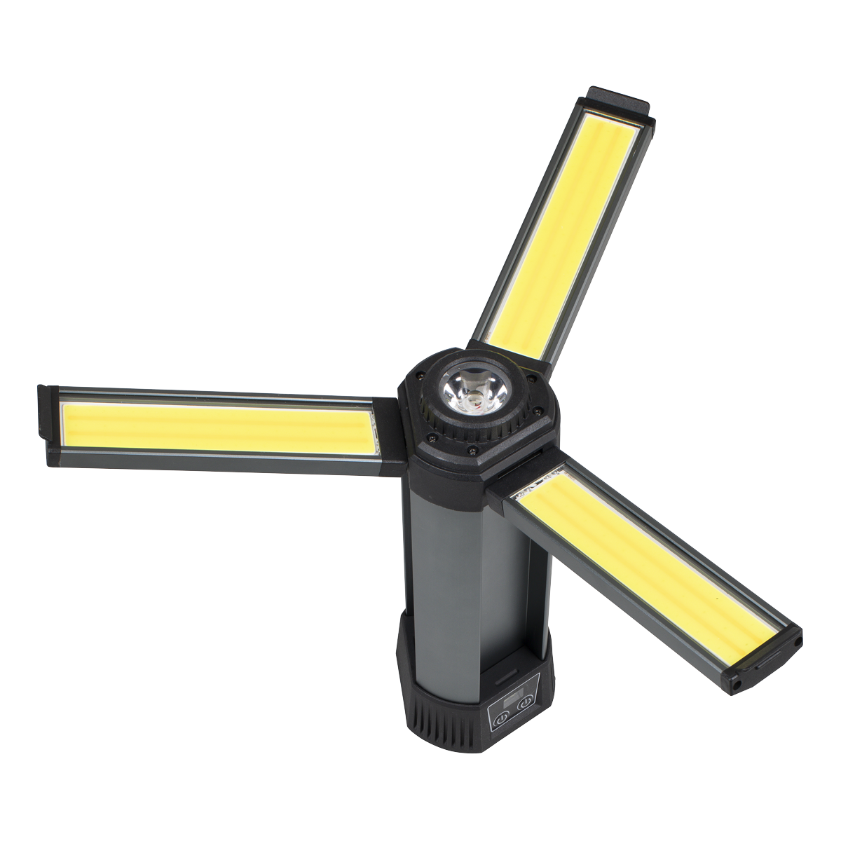 Sealey LED240 COB SMD Rechargeable Flexible Flood Work Light with Tripod, 24W 5W 230V