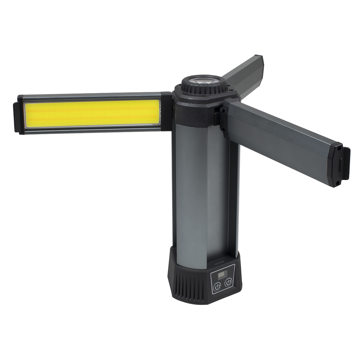 Sealey LED240 COB SMD Rechargeable Flexible Flood Work Light with Tripod, 24W 5W 230V
