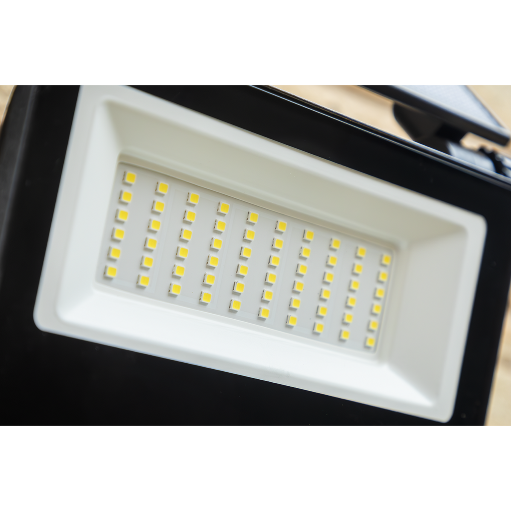 Extra-Slim Solar Floodlight with Wall Bracket 30W SMD LED