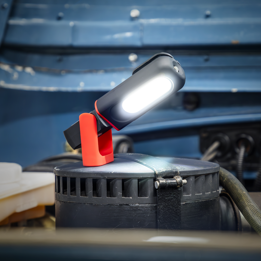 LED Twist Rechargeable Inspection Light 3W COB & 3W SMD LED