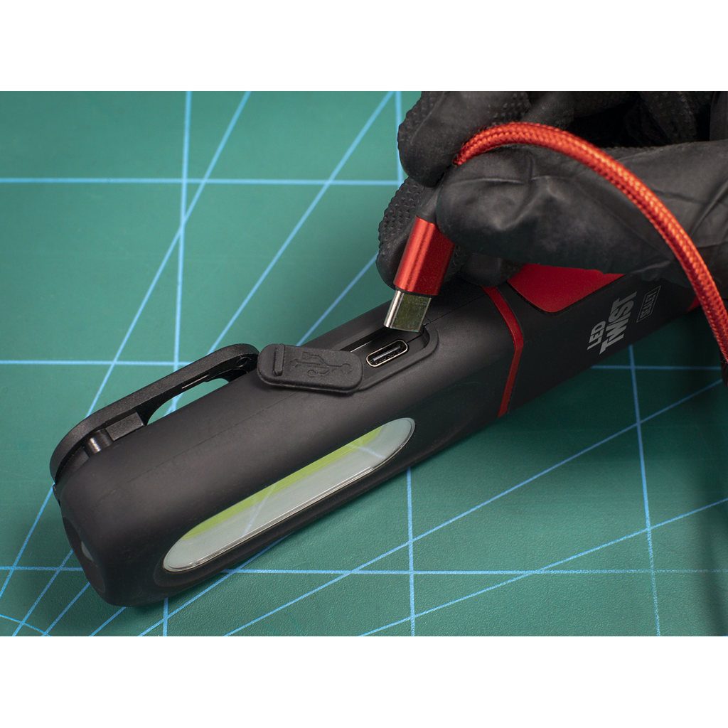 LED Twist Rechargeable Inspection Light 3W COB & 3W SMD LED