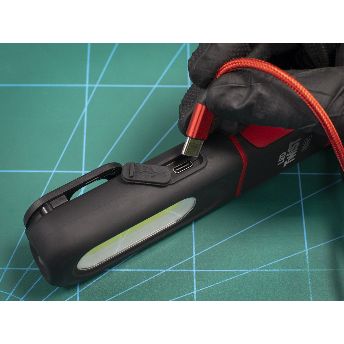 LED Twist Rechargeable Inspection Light 3W COB & 3W SMD LED