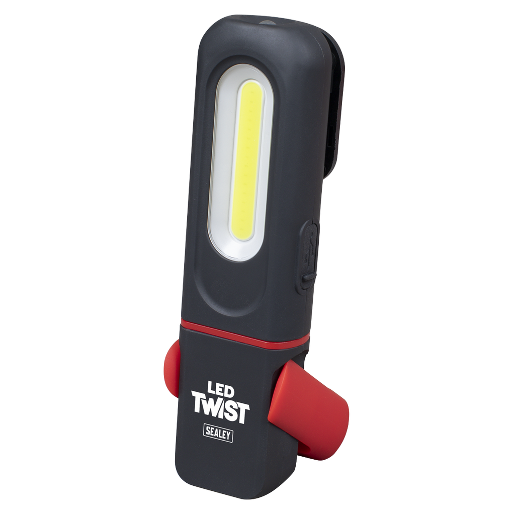 LED Twist Rechargeable Inspection Light 3W COB & 3W SMD LED
