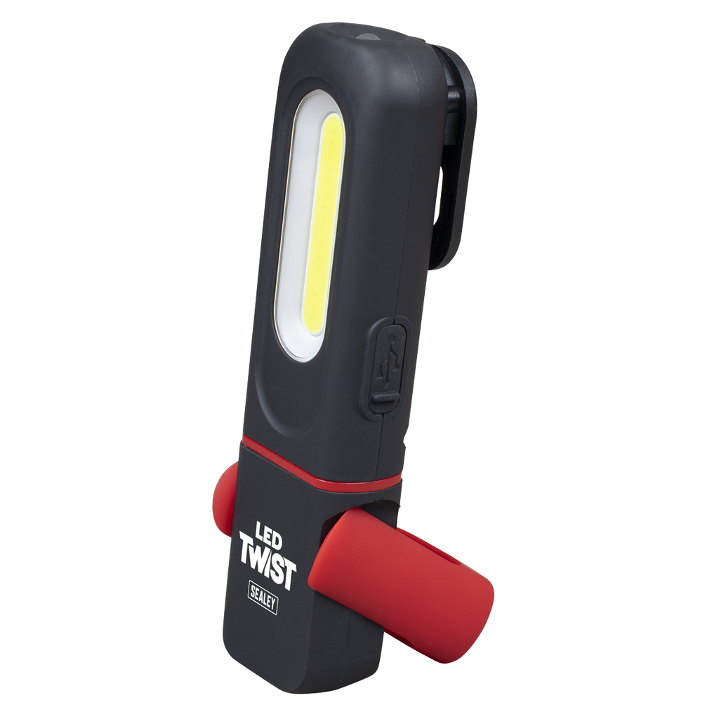 LED Twist Rechargeable Inspection Light 3W COB & 3W SMD LED
