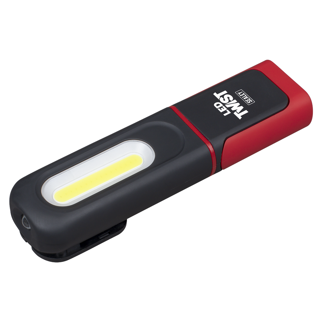LED Twist Rechargeable Inspection Light 3W COB & 3W SMD LED