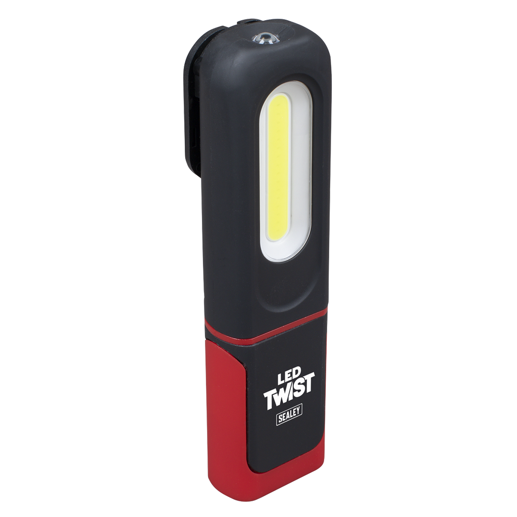 LED Twist Rechargeable Inspection Light 3W COB & 3W SMD LED