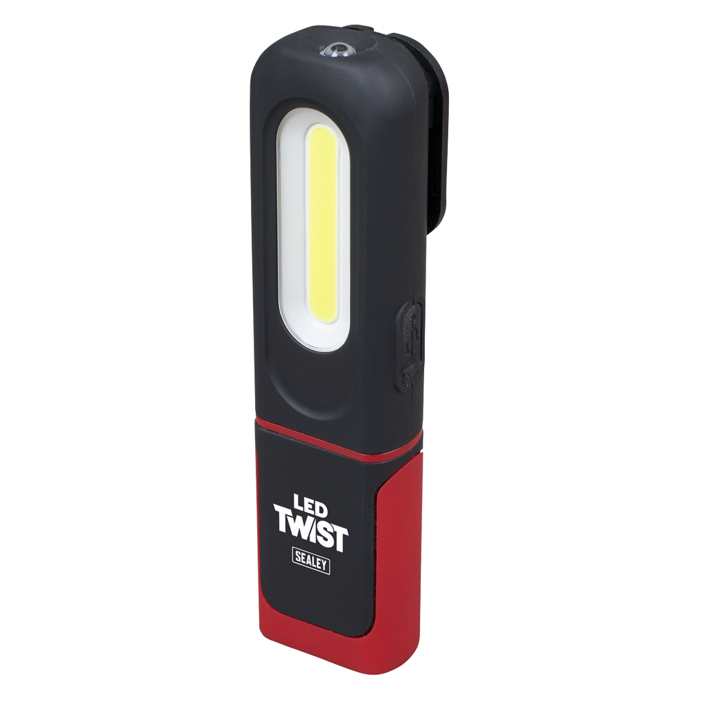 LED Twist Rechargeable Inspection Light 3W COB & 3W SMD LED
