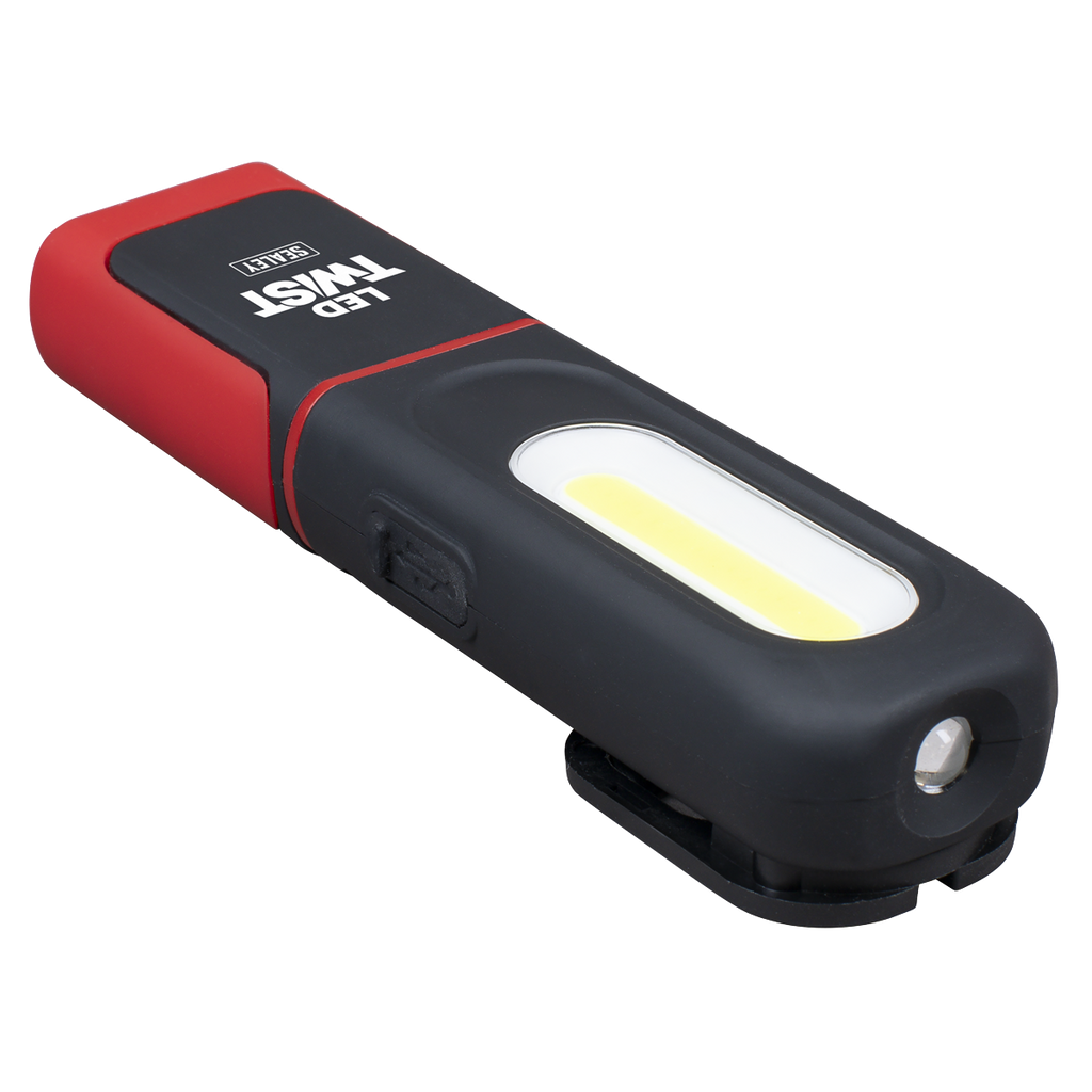 LED Twist Rechargeable Inspection Light 3W COB & 3W SMD LED