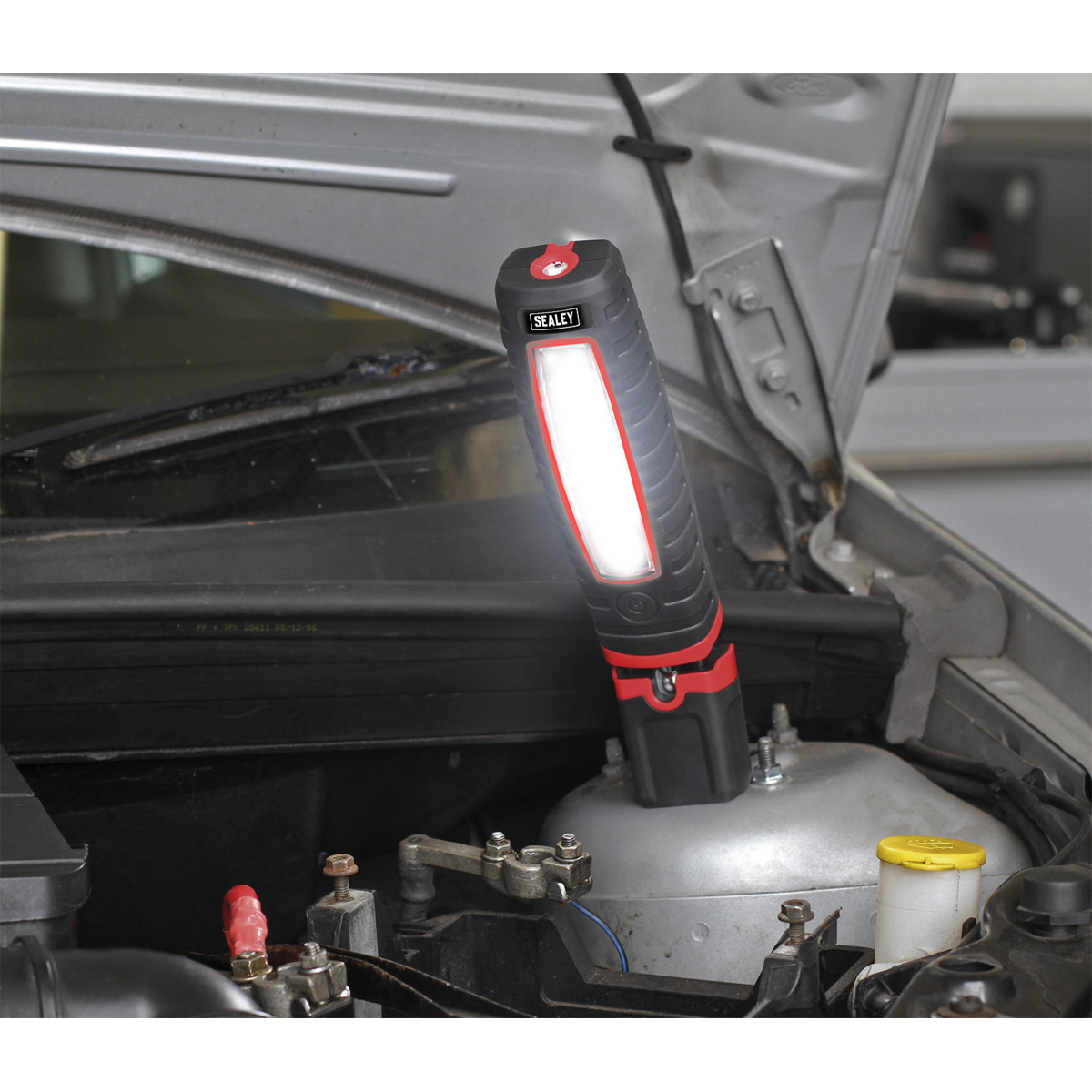 Rechargeable 360° Inspection Light 8W & 3W SMD LED - Black