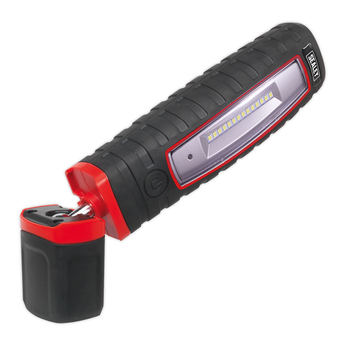 Rechargeable 360° Inspection Light 8W & 3W SMD LED - Black