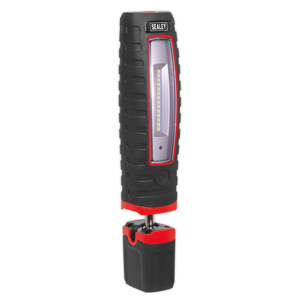 Rechargeable 360° Inspection Light 8W & 3W SMD LED - Black