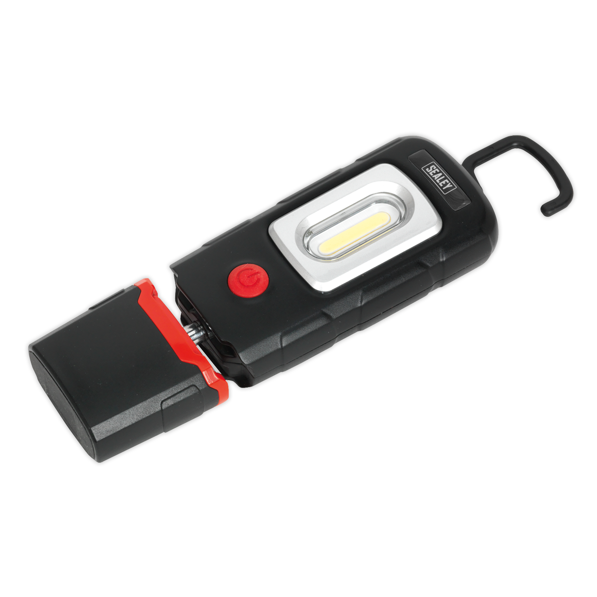 Rechargeable 360° Inspection Light 3W COB & 1W SMD LED - Black