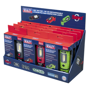 LED3601 Series Inspection Light Combination - Display Pack of 12