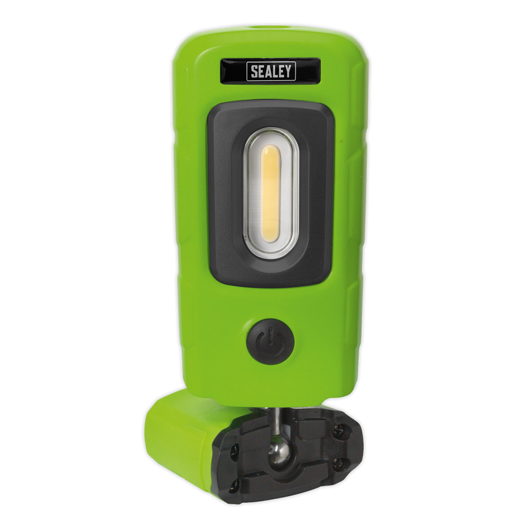 Rechargeable 360° Inspection Light 3W COB & 1W SMD LED - Gre