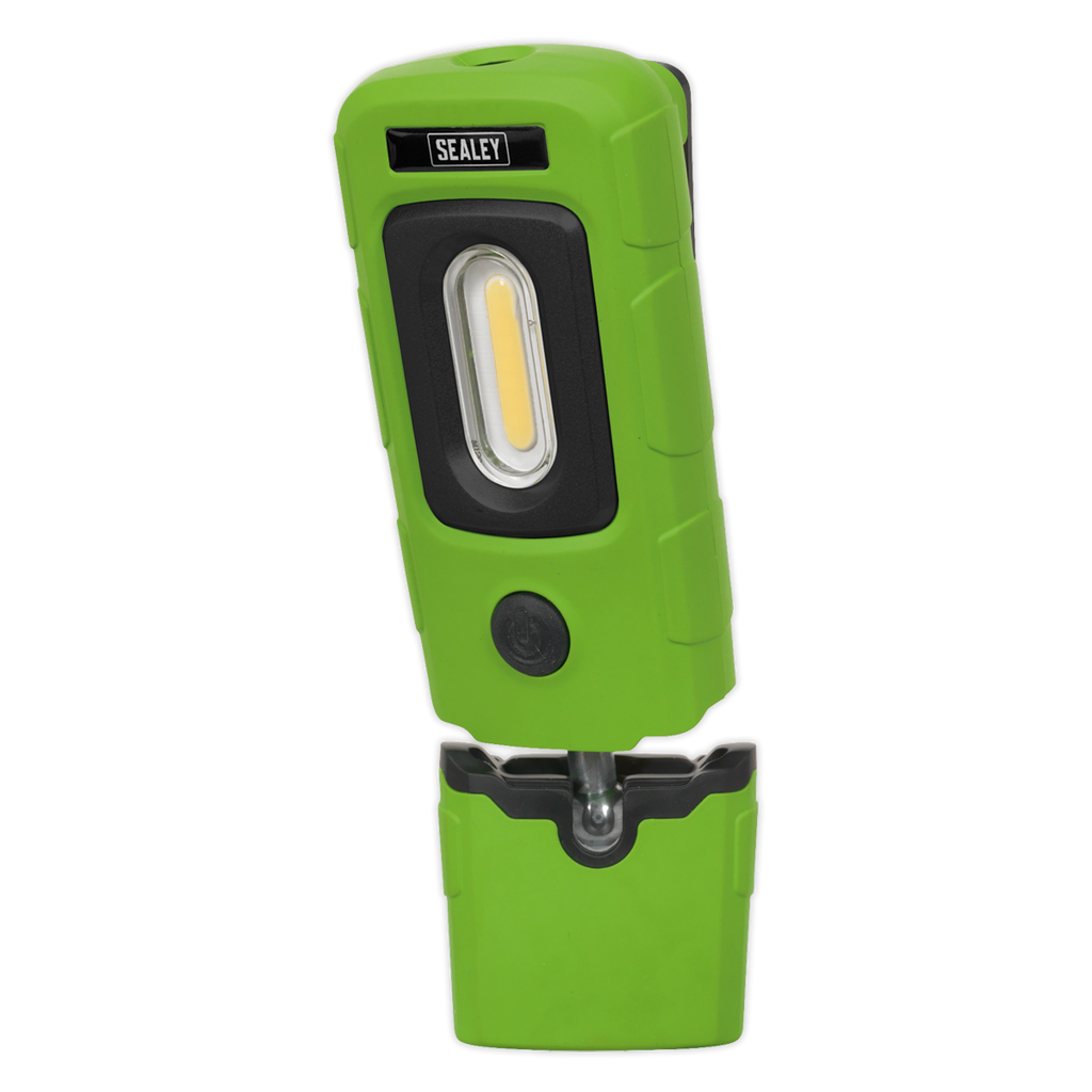 Rechargeable 360° Inspection Light 3W COB & 1W SMD LED - Gre